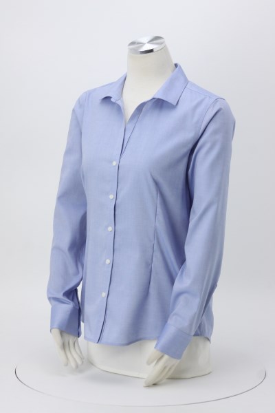 Pinpoint Oxford Non-Iron Dress Shirt - Ladies' 360 View