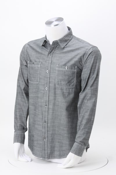 4imprint.com: Slub Chambray Double Pocket Shirt - Men's 148216-M