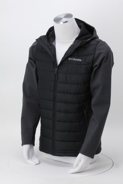 columbia oyanta trail hooded hybrid jacket