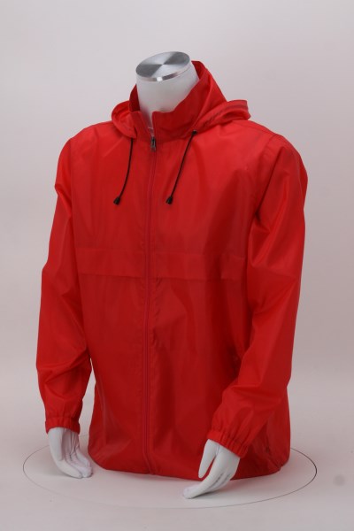 Zone Lightweight Hooded Jacket - Embroidered 360 View