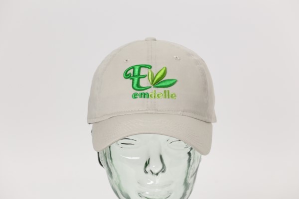 New Era Unstructured Cotton Cap - 3D Puff Embroidery 360 View