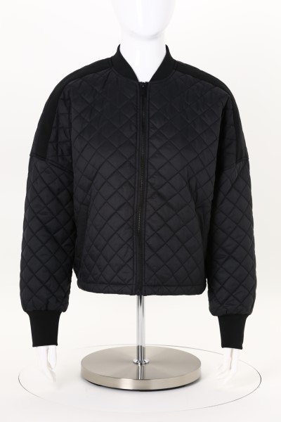 Diamond Quilted Puffer Jacket - Ladies' 360 View