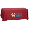 View the Serged Open-Back Polyester Table Throw - 6'