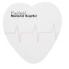 View Image 1 of 2 of Souvenir Sticky Note - Heart - Pulse - 25 Sheet