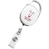 View Image 1 of 3 of Clip-On Retractable Badge Holder - Opaque