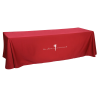 View Image 1 of 3 of Hemmed Open-Back Poly/Cotton Table Throw - 8'