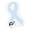 View Image 1 of 2 of Souvenir Sticky Note - Awareness Ribbon - 25 Sheet