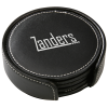 View Image 1 of 2 of Leather Coaster Set