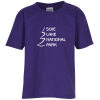 View Image 1 of 3 of Jerzees Dri-Power 50/50 T-Shirt - Youth - Colors - Screen