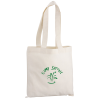 View Image 1 of 2 of Cotton Sheeting Natural Economy Tote - 12-1/2" x 12"