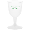 View Image 1 of 2 of 2-Piece Plastic Wine Glass - 5 oz. - Low Qty