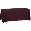 View Image 1 of 5 of Serged Closed-Back Table Throw - 6' - Blank