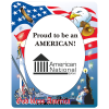 View Image 1 of 2 of Patriotic Picture Frame Magnet