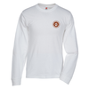 View Image 1 of 2 of Hanes ComfortSoft LS Tee - Men's - Screen - White