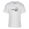 View Image 1 of 2 of Hanes ComfortSoft Tee - Youth - Screen - White