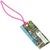 View Image 1 of 3 of Rectangle POLYspectrum Bag Tag - 2" x 4" - Translucent