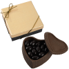 View Image 1 of 9 of Chocolate Heart Box with Confection - Gold Box