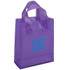 View Image 1 of 2 of Soft-Loop Frosted Shopper - 10" x 8"