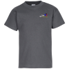 View Image 1 of 3 of Hanes Authentic T-Shirt - Youth - Embroidered - Colors