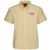 View Image 1 of 3 of Blue Generation Short Sleeve Oxford - Ladies' - Solid