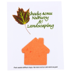 View Image 1 of 2 of Seeded Paper Shapes Mailer/Postcard - 4" x 5" House