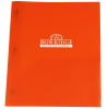 View Image 1 of 3 of 3 Prong Twin Pocket Presentation Folder - Translucent