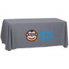 View Image 1 of 6 of Serged Open-Back Polyester Table Throw - 6' - 24 hr