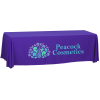 View Image 1 of 6 of Serged Open-Back Polyester Table Throw - 8' - 24 hr