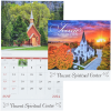View Image 1 of 2 of Scenic Churches Calendar - Stapled