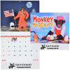 View Image 1 of 2 of Monkey Mischief Calendar - Stapled