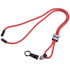 View Image 1 of 3 of Nylon Power Cord Lanyard - Square