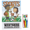 View Image 1 of 5 of Activity Pad Fun Pack - Sports Fun