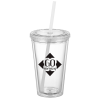 View Image 1 of 2 of Victory Tumbler with Mood Straw - 16 oz.