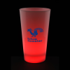 View Image 1 of 8 of Light-Up Frosted Glass - 17 oz. - Multicolor