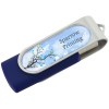View Image 1 of 3 of Swing USB Drive - 4GB - Full Color - 3 Day