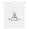View Image 1 of 3 of Poly Bag with Cotton Drawstring - 12" x 9-1/2"