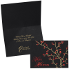 View Image 1 of 4 of Red Berries Holiday Greeting Card