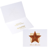 View Image 1 of 4 of Raised Star Ornament Greeting Card