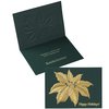 View Image 1 of 4 of Poinsettia Leaf Greeting Card
