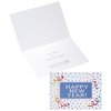 View Image 1 of 4 of Happy New Year Ribbons Greeting Card