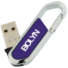 View Image 1 of 5 of Carabiner USB Drive - 2GB