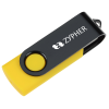 View Image 1 of 3 of Swing USB Drive - Black - 4GB - 3 Day