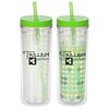 View Image 1 of 3 of Ice Chameleon Tumbler with Straw - 16 oz.