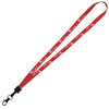 View Image 1 of 3 of Lanyard - 5/8" - 34" - Metal Lobster Claw - 24 hr