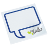 View Image 1 of 3 of Souvenir Designer Sticky Note - 3" x 3" - Message Bubble - 25 Sheet