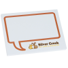 View Image 1 of 4 of Souvenir Designer Sticky Note - 3" x 4" - Message Bubble - 50 Sheet