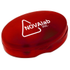 View Image 1 of 3 of Oval Pill Box - Translucent - 24 hr