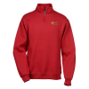 View Image 1 of 3 of Jerzees NuBlend 1/4-Zip Sweatshirt - Embroidered