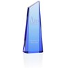 View Image 1 of 2 of Blue Crystal Tower Award