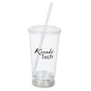 View Image 1 of 5 of To-Go Light-Up Tumbler with Straw - 16 oz. - Multicolor